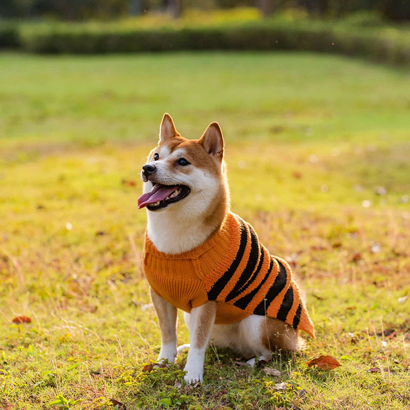 Halloween Dog Sweaters Pet Costume Warm Leisure Sweater Cosplay Clothes for Dogs