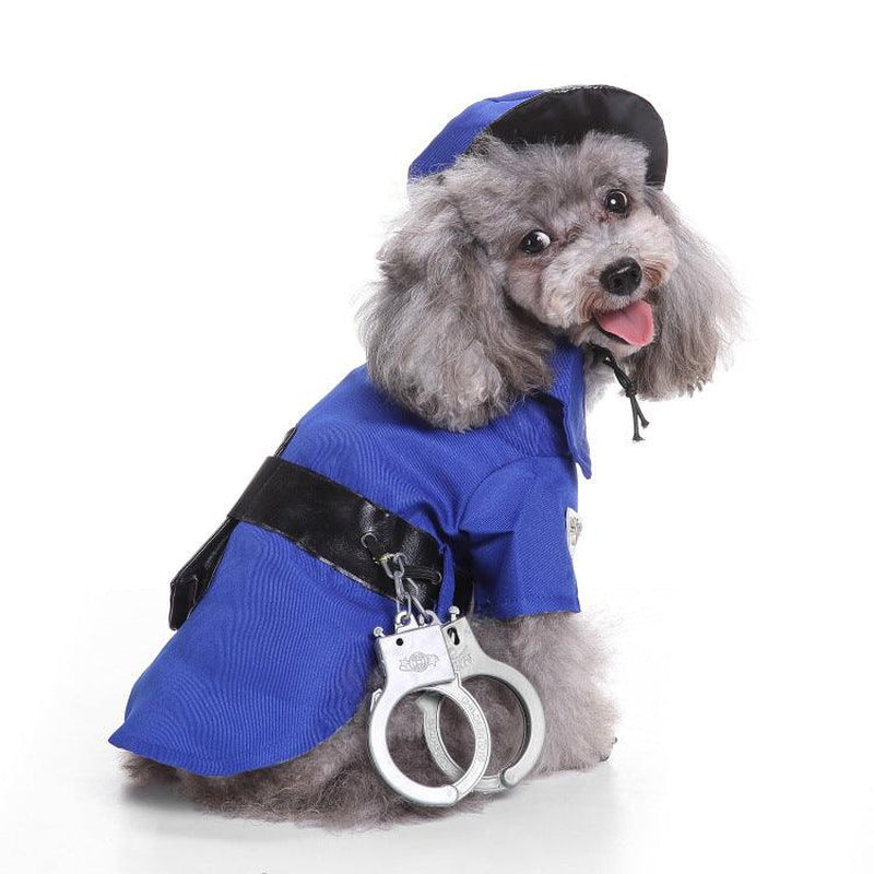 Funny Police Dog Halloween Costume Set