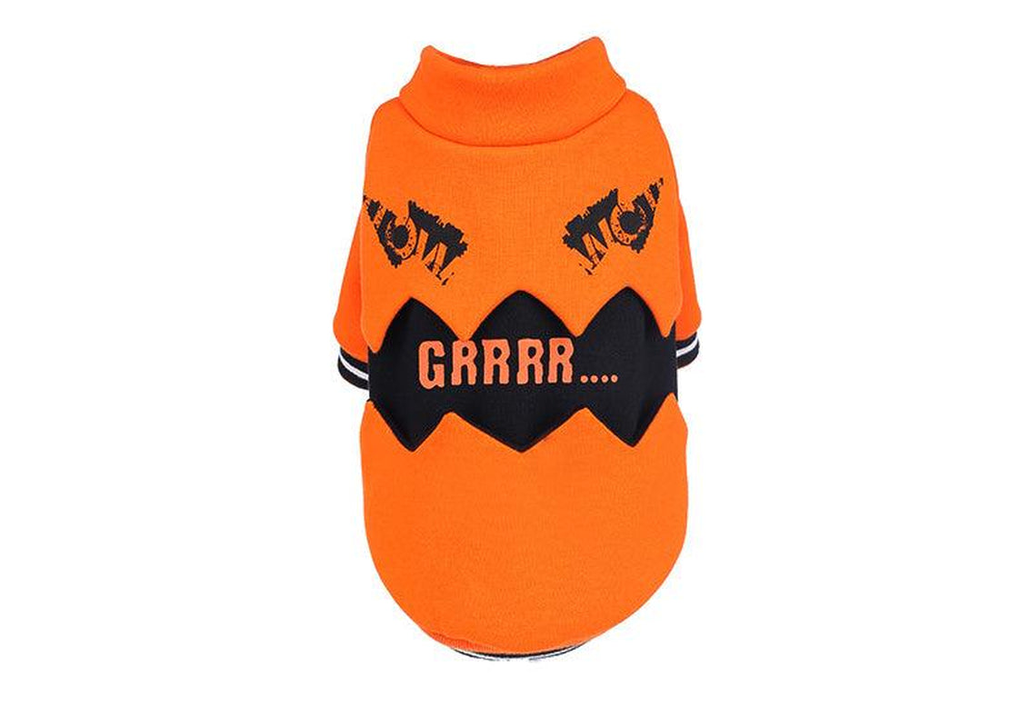 Halloween Pumpkin Dog Costume - Spooky and Stylish Pet Attire