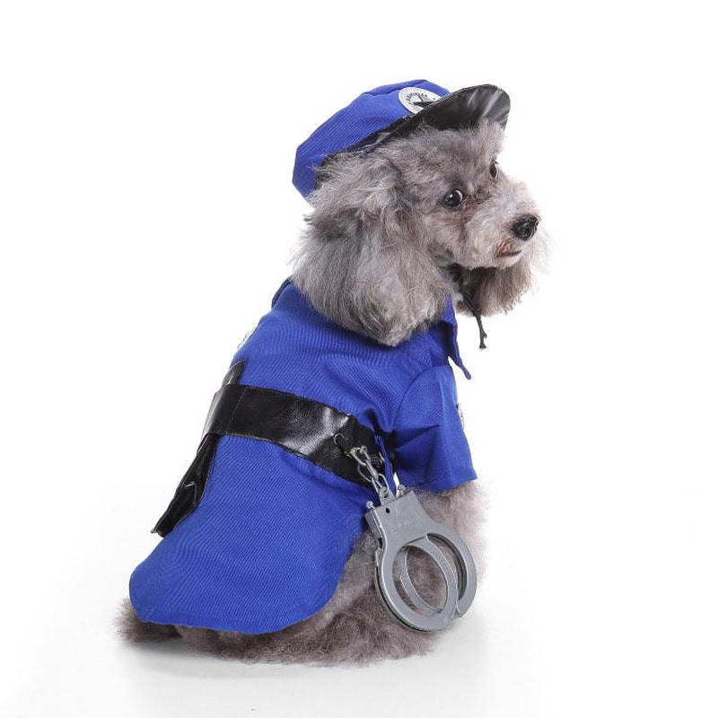 Funny Police Dog Halloween Costume Set